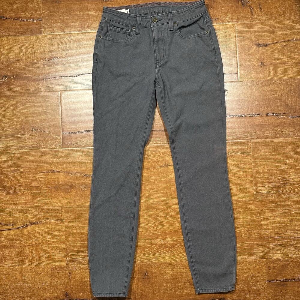 American Giant Jeans Mens 27x29 Gray Roughneck Canvas Skinny Fit Made In USA